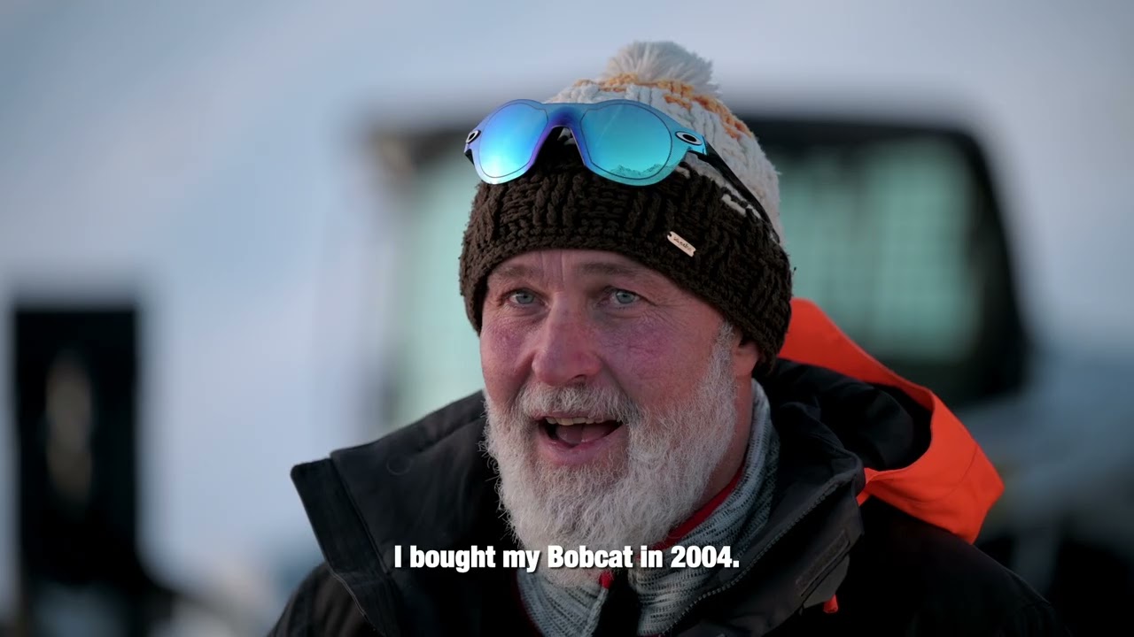 Bobcat per un rifugio sul Monte Bianco