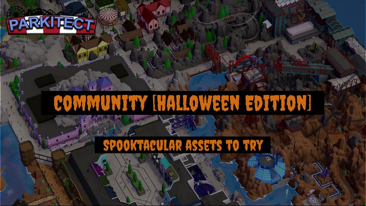 Mods and Assets Halloween Edition 2023 | Monthly Mods | Parkitect