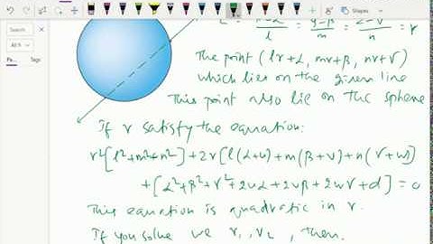 Analytical solid geometry : - ( Intersection of a sphere and a line ) - 84.