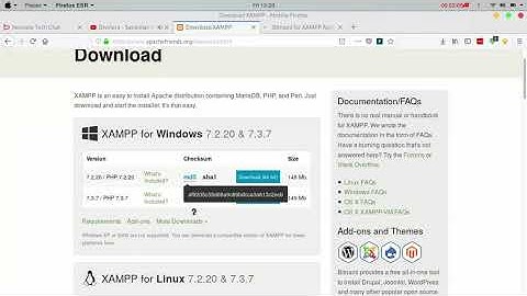 installing Xampp in Kali Linux 2019.3