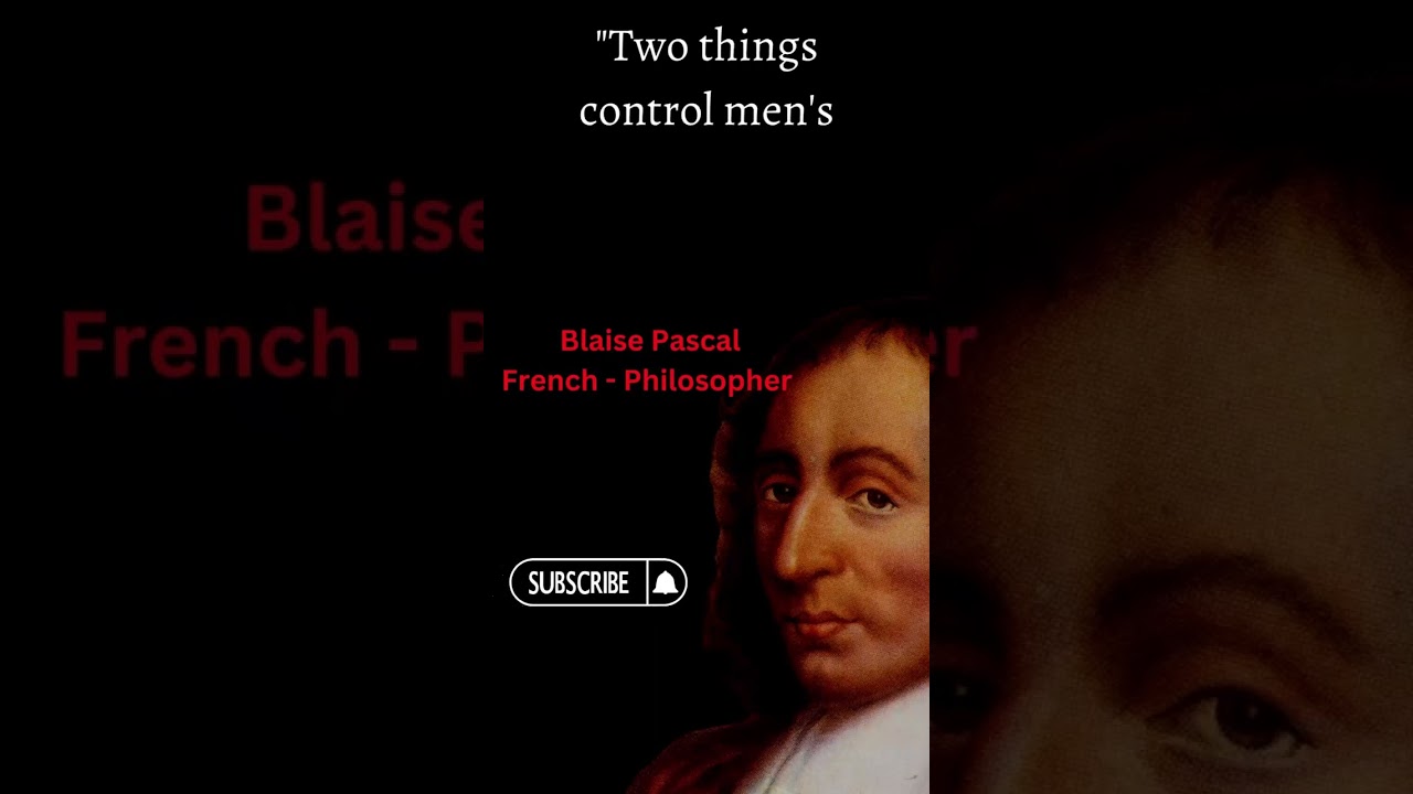Blaise pascal quotes  