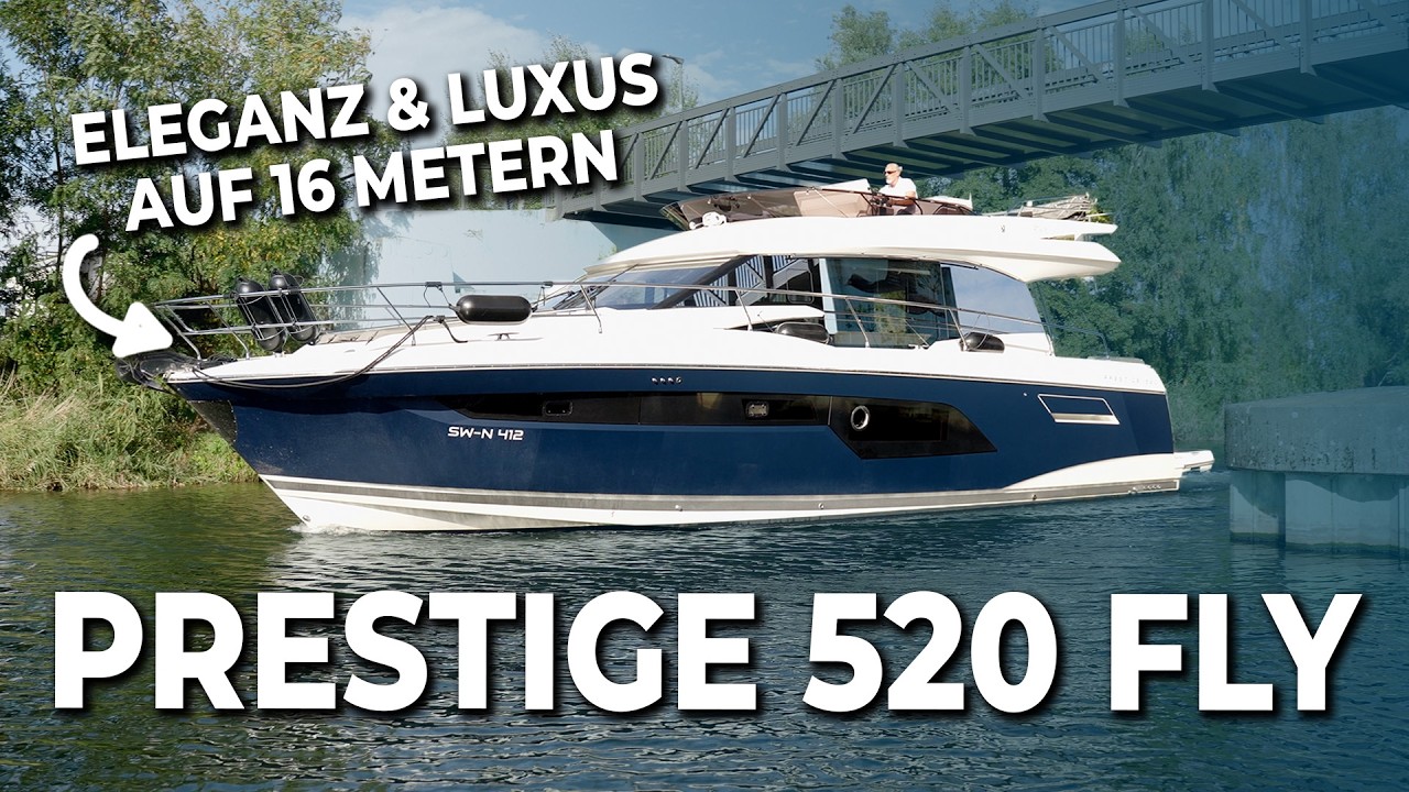 ⁣Prestige 520 Fly – Eine Flybridge-Yacht der Extraklasse! Yacht Tour & Bootsvorstellung ⚓️