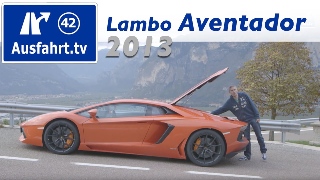test caratteriali 2013 Lamborghini Aventador / Fahrbericht der Probefahrt / Test / Review