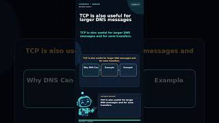 Why DNS Can Use TCP as Well as UDP | ClearTech Shorts #Shorts