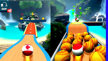 3D Super Rolling Ball 2 Race Gameplay Speedrun Max  Level 57