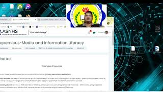 Media and Information Literacy. Module 6 Video Lesson via Moodle ( PALMS )