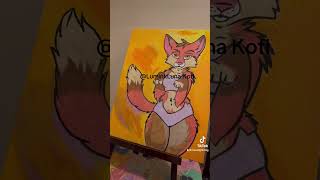 #Fox #Furry #Furryfandom #Cute #Anthroart #adorable #naturalcolors #paintingdrawing #nekooutfit