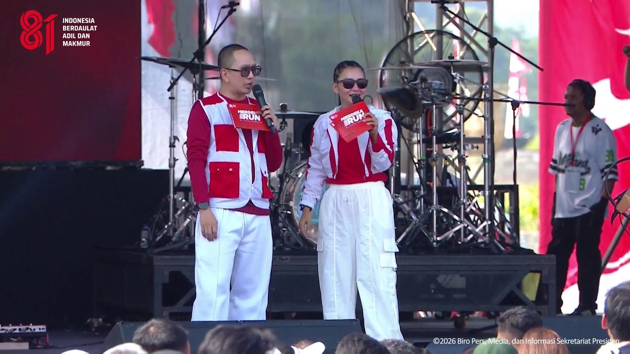 LIVE: Merdeka Run 81 Tahun Indonesia, Halaman Depan Istana Merdeka, 29 Agustus 2026