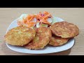 Tortitas de papa con queso, receta fácil y económica! 4 INGREDIENTES!!