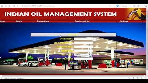 Gas Management System  in Asp.net with C#