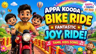 Appa Kooda Bike Ride 🚲 | Fantastic Joy Ride | Tamil Kids Song | Family Adventure @TinyKutty 
