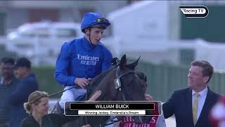 No stirrups, no problem! Incredible scenes in Dubai as William Buick wins the Jumeriah 1000 Guineas
