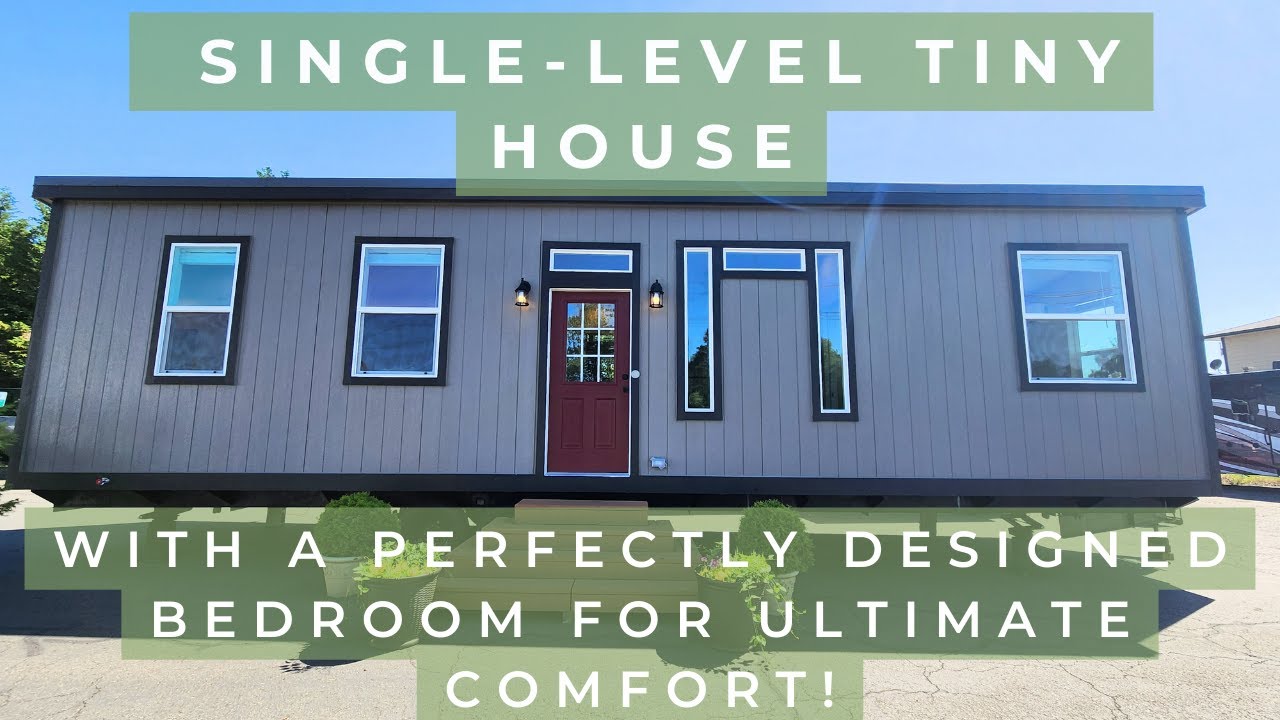 Cozy Single-Level Tiny House with Perfectly Designed Bedroom for Ultimate Comfort!