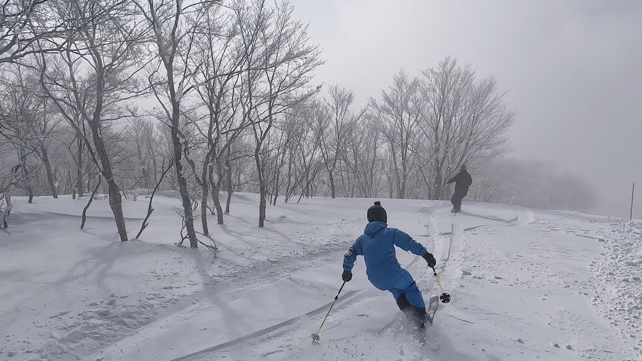 【秋田遠征 DAY1】2023-2-11 初の森吉山阿仁スキー場でパウダーを思う存分満喫 4K