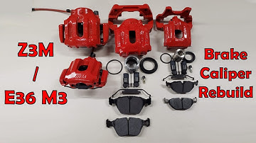 The Ultimate E30 Five Lug Swap | Z3M/E36 M3 Brake Caliper Rebuild