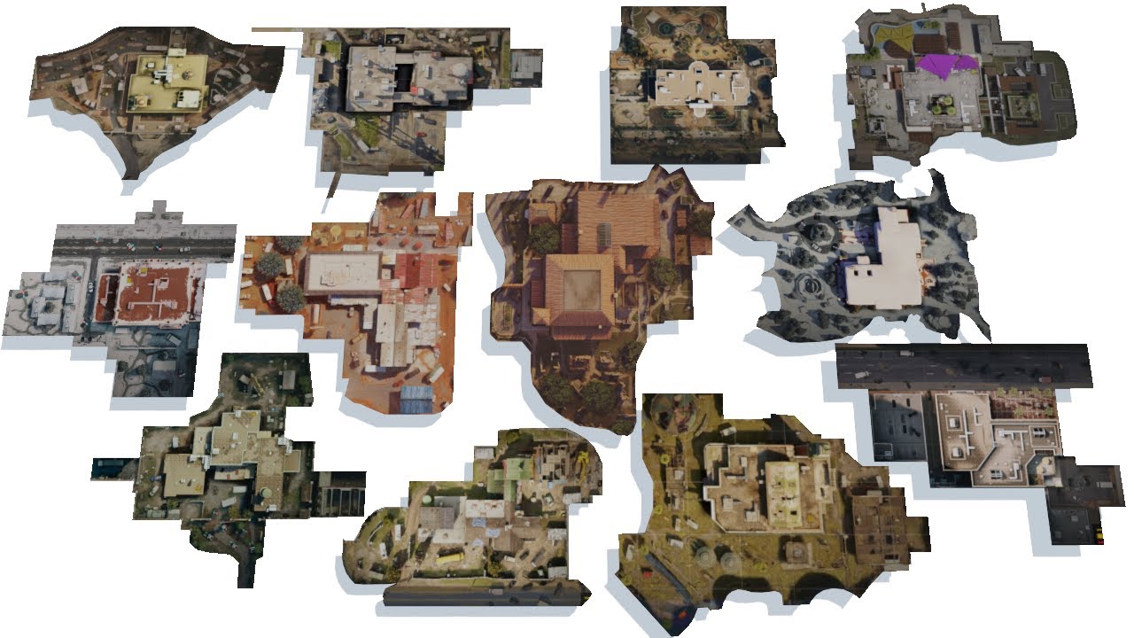 Rainbow 6 Siege Map Size Comparison - YouTube.