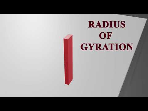 What is Radius of Gyration ? | Explained in Hindi | Civil engineering animation