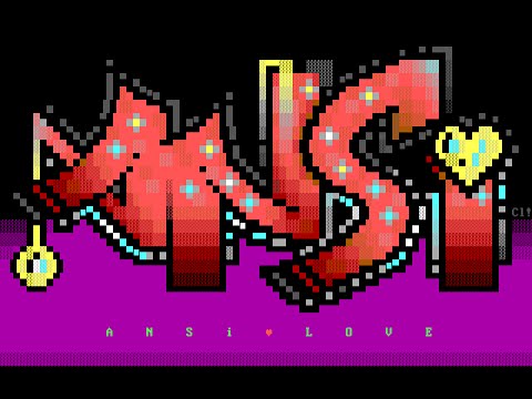 Old School ANSI Art And Pixel Art (BBS art)
