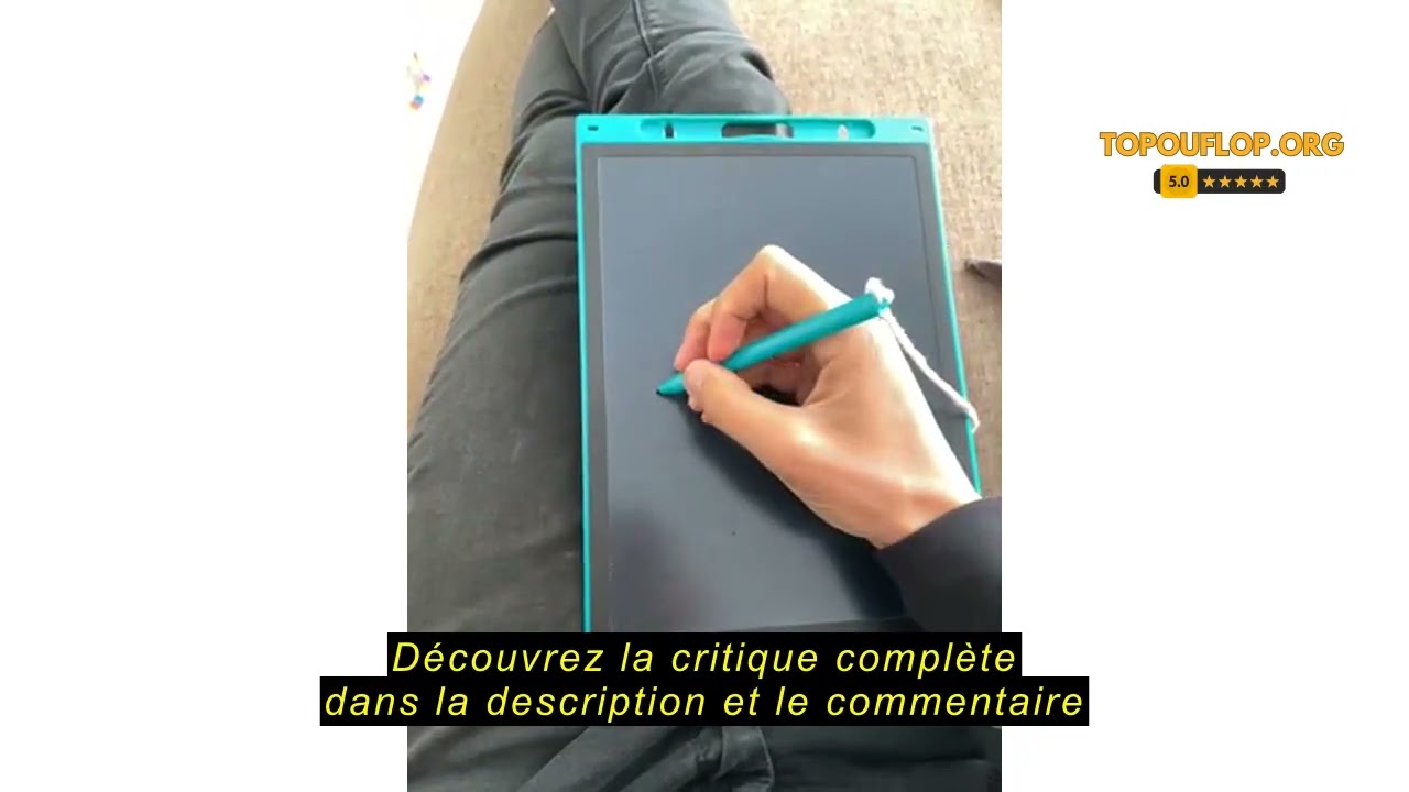 Avis sur la Maped Creativ Magical Board Maxi LCD Drawing Tablet with 12-inch Screen and Stylus – Lig