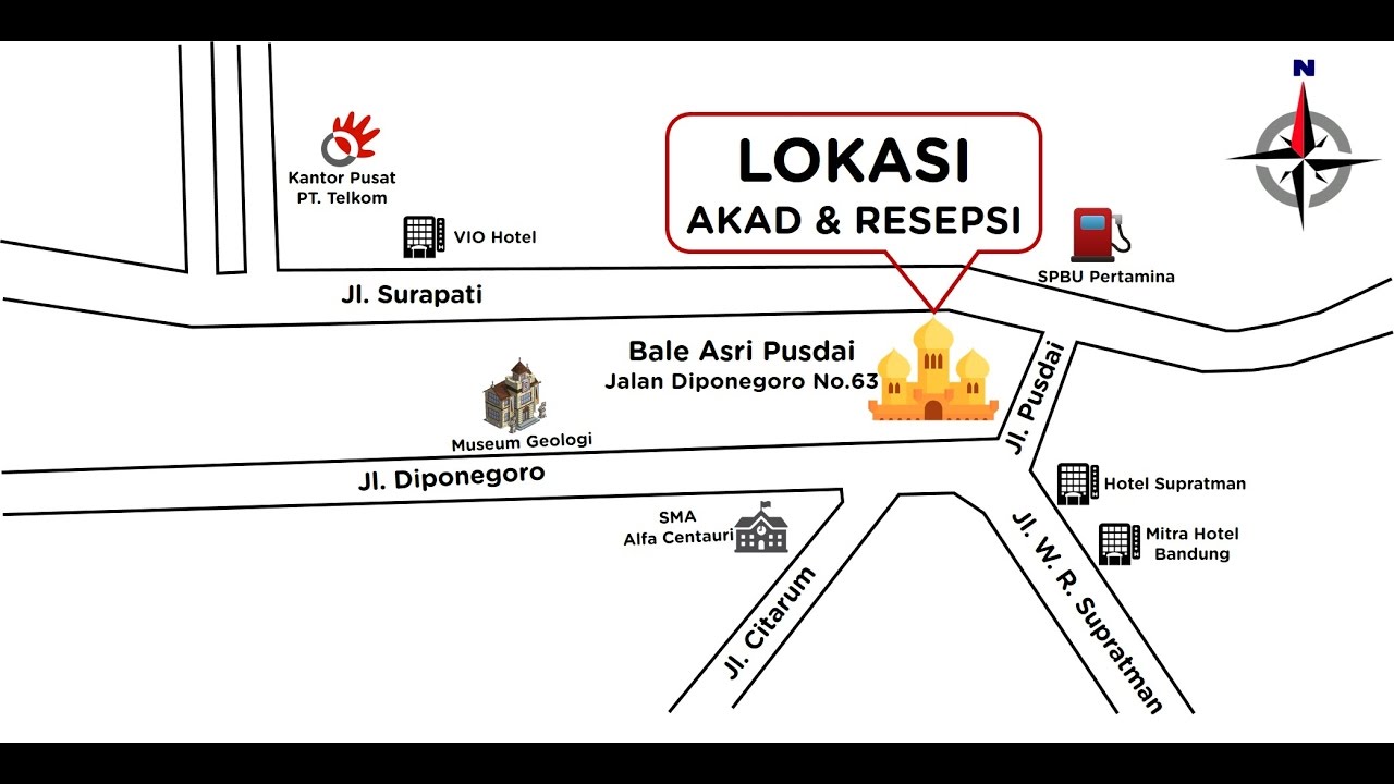 Cara Buat Denah Lokasi