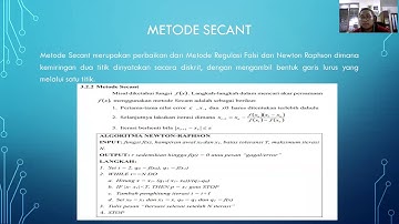 Penyelesaian Persamaan Non Linier dengan Aplikasi MATLAB