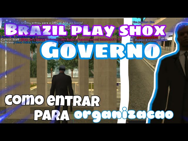 COMO ENTRAR PARA A ORGANIZAÇÃO GATE NO BRASIL PLAY SHOX - SAMP