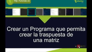 arrays -- python (traspuesta de una matriz)