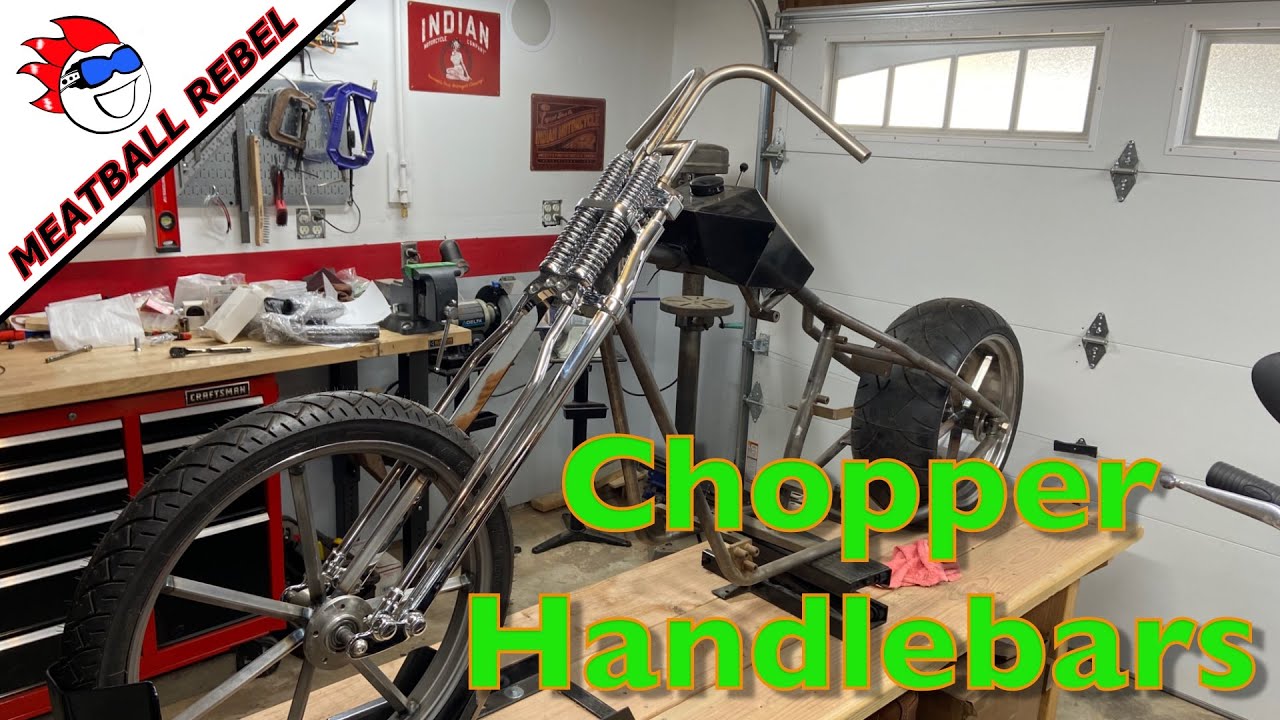twisted chopper handlebars