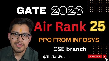 AIR  25 IN GATE 2023 | Gate exam | IIT topper interview  | Infosys interview for freshers