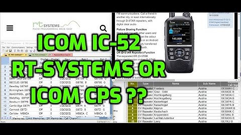 ICOM 52 FREE SOFTWARE or RT-SYSTEMS ??
