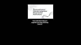 Calendar Integration Disconnection Notifications #shorts