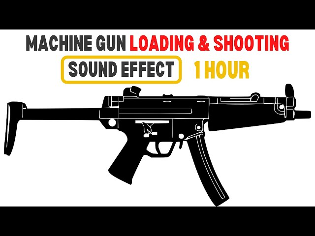 Machine Gun Loading and Shooting Sound Effect🎧 Assault Rifle Sounds Effects🎧 (1 Hour) class=