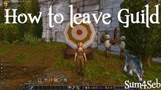 How to leave a Guild in World of Warcraft ► Sum4Seb WoW Video