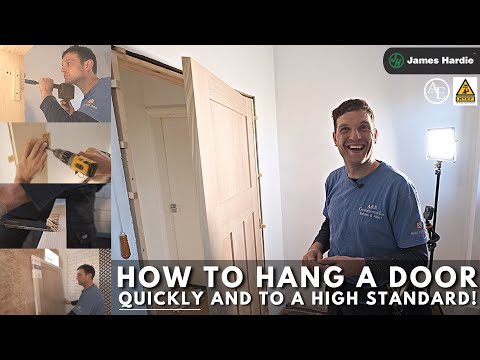 How to Hang a Door QUICKLY and to a High Standard! 🚪