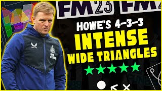 FM23 Tactics | Eddie Howes INTENSE 4-3-3 | OVERPERFORMING Newcastle United Tactic