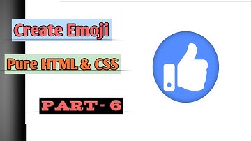 How To Create a Emoji || Part-6 || Emoji Reactions || Pure HTML & CSS3 Tutorial