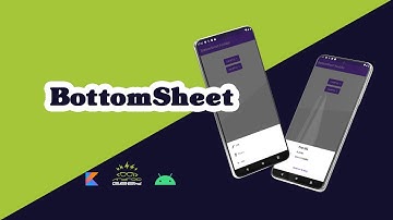 How to implement a bottom Sheet dialog in android studio Kotlin