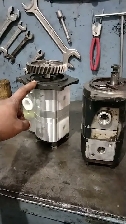 hydraulic pump Eicher 485 power steering #shortvideo #NaatuNaatu