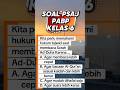 SOAL PSAJ KELAS 6 || PABP Pentingnya Memahami Hukum Tajwid