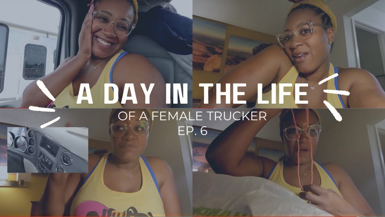 Day In The Life Female Trucker ep. 6 OTR In A Daycab + Detailing The