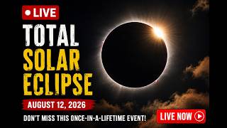 Live: Total Solar Eclipse 12 August 2026 - HD