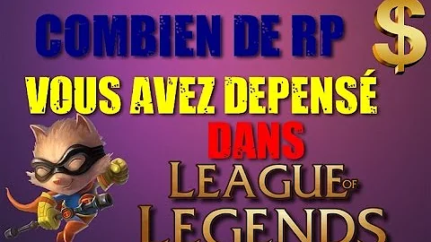 Comment voir l'argent dépensé dans LoL ?