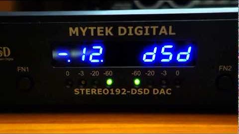 Mytek Stereo 192-DSD DAC - Slow DSD switching.mp4