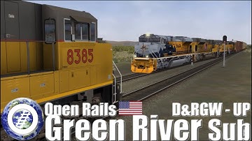 MSTS Open Rails Green River Route Utah Division