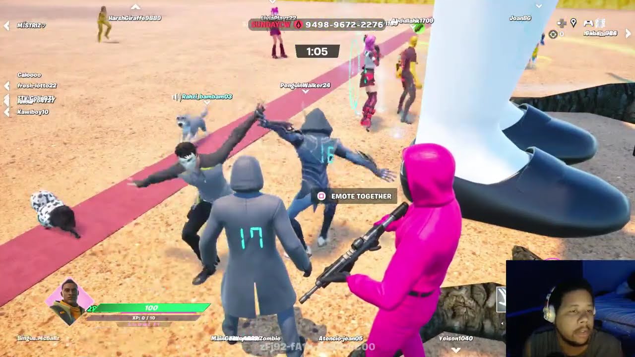 Fortnite Squid Game: Last Player Standing (Live Stream) ft Xavier 2 Live