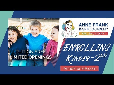 Anne Frank Inspire Academy - NW Military Opens this Fall
