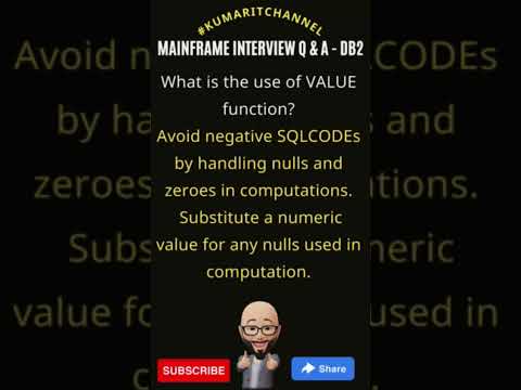 Mainframe DB2 Interview Q & A #kumaritchannel #ibm #mainframe #mainframedb2 apr 25