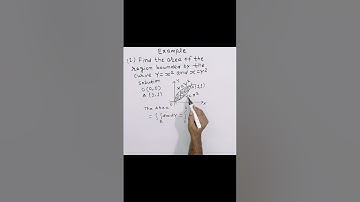 The area of a region by using double Integration