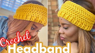 Crochet Headband| Easy to Make Crochet Ear Warmer|  Textured Crochet Headband Less than Hour