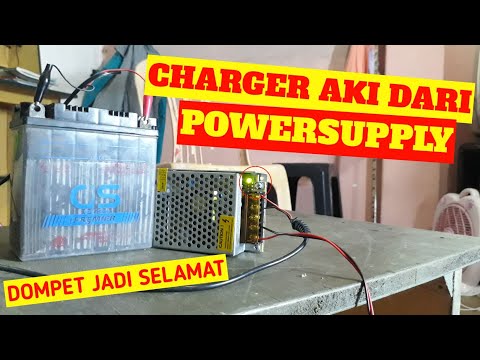 Berikut adalah video tutorial cara merakit cas atau charger aki untuk mobil atau motor dengan menggu. 